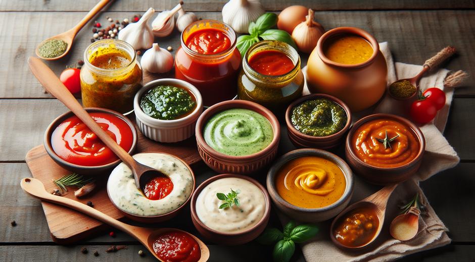 Homemade sauces